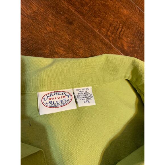 Carolina Blues By Carolina Colours Women's Olive Green Jacket - Sz 24W - Picture 7 of 11